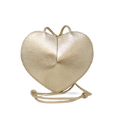 GF0990 GENUINE ITALIAN LEATHER CROSSBODY HEART BAG