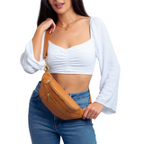GF2022 LEATHER CROSSBODY FANNY PACK
