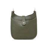 GF0745-S GENUINE ITALIAN  LEATHER MID MESSENGER BAG