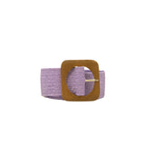 CINT-10.5 Straw belt with wood buckle