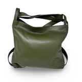 GF0885 GENUINE ITALIAN LEATHER TOTE AND BACKPACK