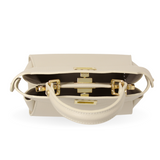 GF0823 GENUINE ITALIAN LEATHER HANDLE AND CROSSBODY BAG