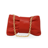 GF1109 GENUINE ITALIAN LEATHER CLUTCH, TOP HANDLE AND CROSSBODY BAG
