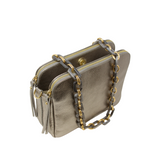 GF2031 GENUINE ITALIAN LEATHER SHOULDER AND CROSSBODY BAG