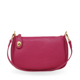 GF2576 GENUINE ITALIAN LEATHER SHOULDER AND CROSSBODY  BAG