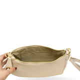 GF2576 GENUINE ITALIAN LEATHER SHOULDER AND CROSSBODY  BAG