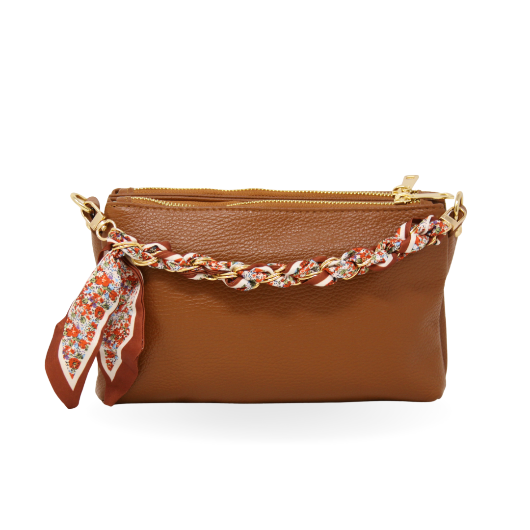 GF2032 GENUINE ITALIAN LEATHER CROSSBODY BAG - German Fuentes Wholesale of Leather Handbags, Belts and Accessories - German Fuentes