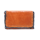 GF0390 GENUINE ITALIAN LEATHER CROSSBODY CLUTCH