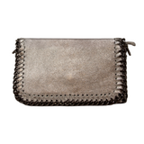 GF0390 GENUINE ITALIAN LEATHER CROSSBODY CLUTCH