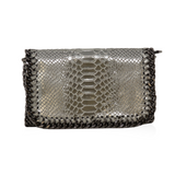 GF0392 GENUINE ITALIAN LEATHER CROSSBODY CLUTCH