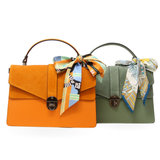 GF1939 GENUINE ITALIAN LEATHER SATCHEL BAG + FREE STRAP