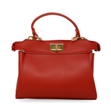 GF0823 GENUINE ITALIAN LEATHER HANDLE AND CROSSBODY BAG