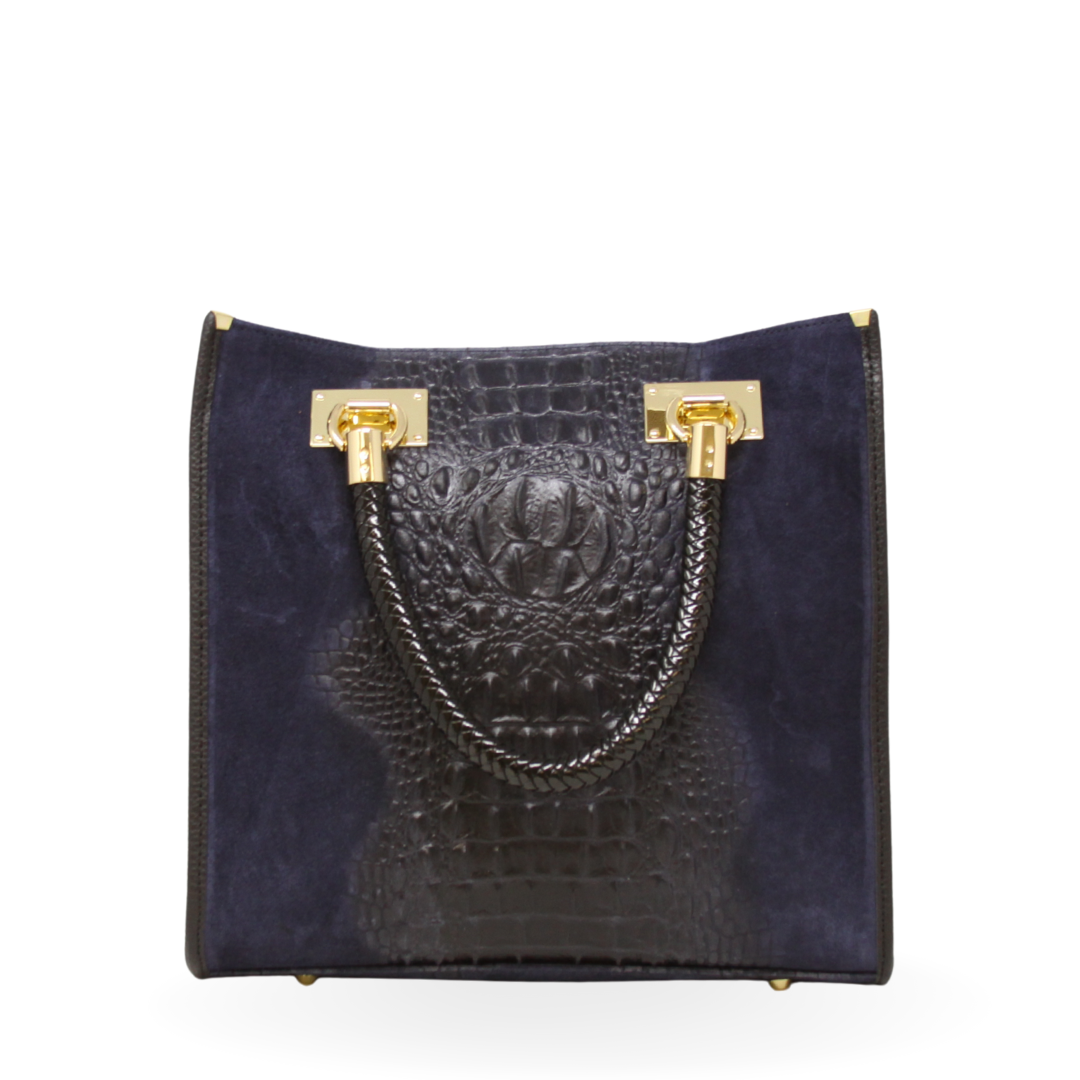 GF13221 GENUINE ITALIAN LEATHER PORTFOLIO BAG - German Fuentes Wholesale of Leather Handbags, Belts and Accessories - German Fuentes