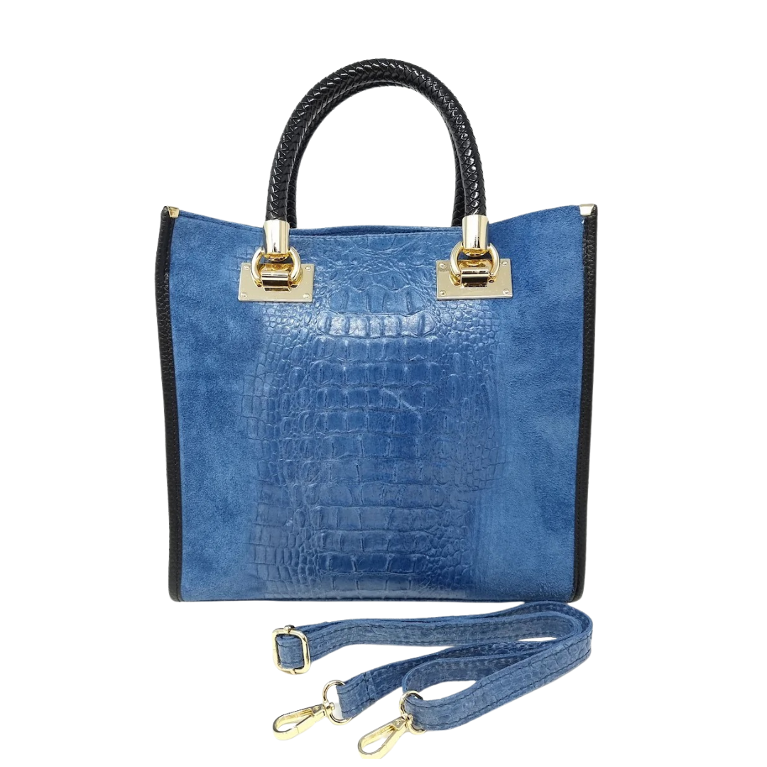 GF13221 GENUINE ITALIAN LEATHER PORTFOLIO BAG - German Fuentes Wholesale of Leather Handbags, Belts and Accessories - German Fuentes