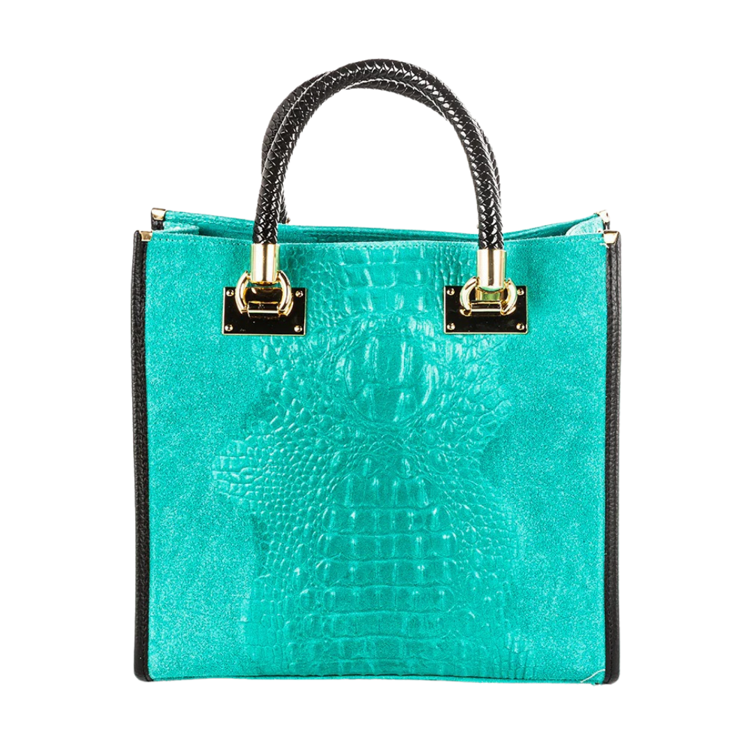 GF13221 GENUINE ITALIAN LEATHER PORTFOLIO BAG - German Fuentes Wholesale of Leather Handbags, Belts and Accessories - German Fuentes