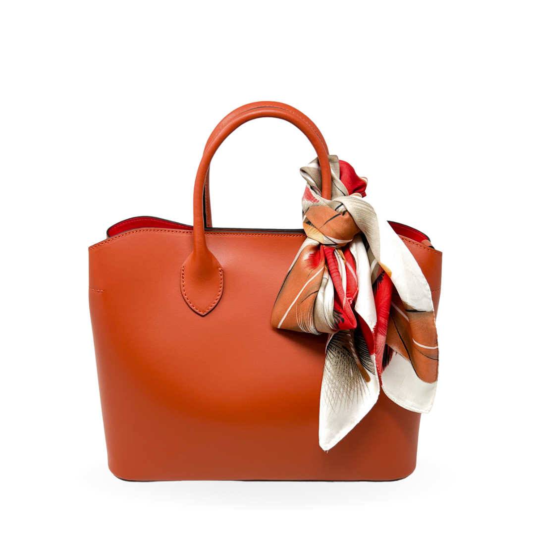 GF1943 GENUINE ITALIAN LEATHER RED INTERIOR BAG - German Fuentes Wholesale of Leather Handbags, Belts and Accessories - German Fuentes