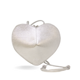 GF0990 GENUINE ITALIAN LEATHER CROSSBODY HEART BAG