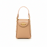GF1080 GENUINE ITALIAN LEATHER BUMBLEBEE CLUTCH + CROSSBODY