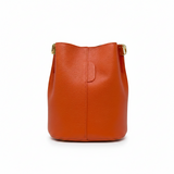 GF2553 LEATHER BUCKET BAG