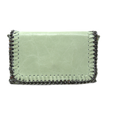 GF0390 GENUINE ITALIAN LEATHER CROSSBODY CLUTCH