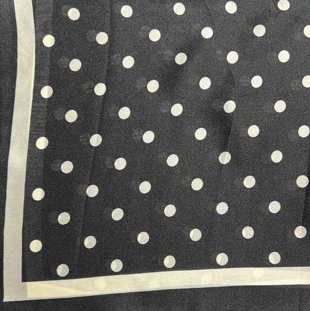 YF08-C1 POLKA DOTS SCARF - German Fuentes Wholesale of Leather Handbags, Belts and Accessories - German Fuentes