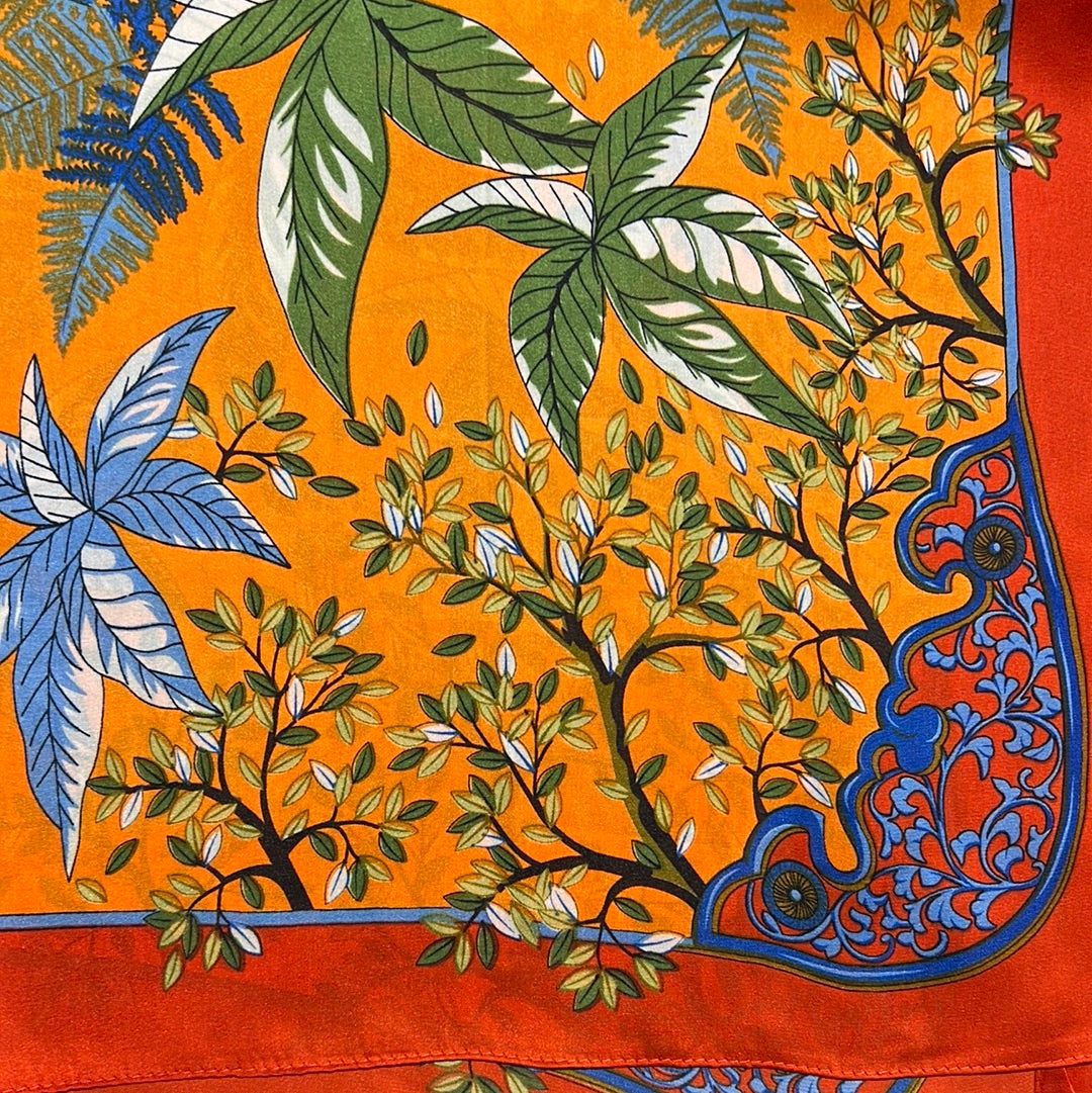 YF08-C42 GOLDEN GARDEN SCARF - German Fuentes Wholesale of Leather Handbags, Belts and Accessories - German Fuentes