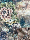 PASH-07 VISCOSE AND WOOL FLORAL PRINT PASHMINA - German Fuentes Wholesale of Leather Handbags, Belts and Accessories - German Fuentes
