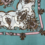 YF10-M3 VINTAGE CHAIN PRINT MID SIZE SCARF - German Fuentes Wholesale of Leather Handbags, Belts and Accessories - German Fuentes