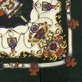 YF10-M3 VINTAGE CHAIN PRINT MID SIZE SCARF - German Fuentes Wholesale of Leather Handbags, Belts and Accessories - German Fuentes