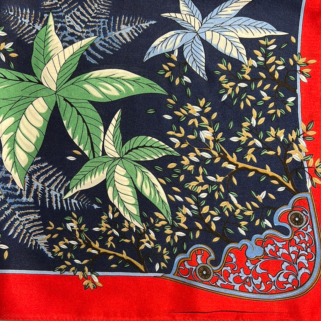 YF08-C42 GOLDEN GARDEN SCARF - German Fuentes Wholesale of Leather Handbags, Belts and Accessories - German Fuentes