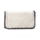 GF0390 GENUINE ITALIAN LEATHER CROSSBODY CLUTCH
