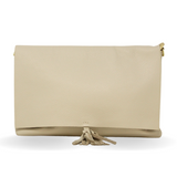 GF0590 GENUINE ITALIAN LEATHER CLUTCH AND CROSSBODY BAG