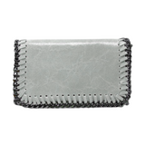 GF0390 GENUINE ITALIAN LEATHER CROSSBODY CLUTCH