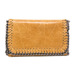 GF0390 GENUINE ITALIAN LEATHER CROSSBODY CLUTCH