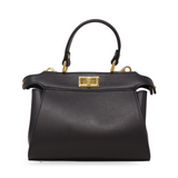 GF0823 GENUINE ITALIAN LEATHER HANDLE AND CROSSBODY BAG