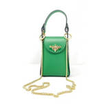 GF1080 GENUINE ITALIAN LEATHER BUTTERFLY CLUTCH + CROSSBODY