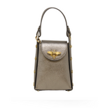 GF1080 GENUINE ITALIAN LEATHER BUTTERFLY CLUTCH + CROSSBODY