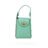 GF1080 GENUINE ITALIAN LEATHER BUTTERFLY CLUTCH + CROSSBODY