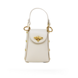 GF1080 GENUINE ITALIAN LEATHER BUTTERFLY CLUTCH + CROSSBODY