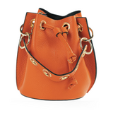 GF0441 GENUINE ITALIAN LEATHER BUCKET BAG