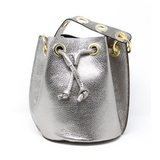 GF0441 GENUINE ITALIAN LEATHER BUCKET BAG