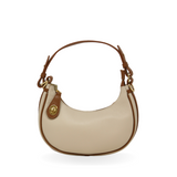 GF2575B GENUINE ITALIAN LEATHER HALF MOON BAG