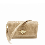 GF1184  GENUINE ITALIAN LEATHER BUTTERFLY CROSSBODY BAG