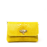 GF1184  GENUINE ITALIAN LEATHER BUTTERFLY CROSSBODY BAG