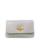 GF1184  GENUINE ITALIAN LEATHER BUTTERFLY CROSSBODY BAG