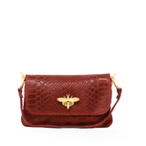 GF1184  GENUINE ITALIAN LEATHER BUTTERFLY CROSSBODY BAG