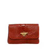 GF1184  GENUINE ITALIAN LEATHER BUTTERFLY CROSSBODY BAG