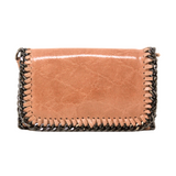 GF0390 GENUINE ITALIAN LEATHER CROSSBODY CLUTCH