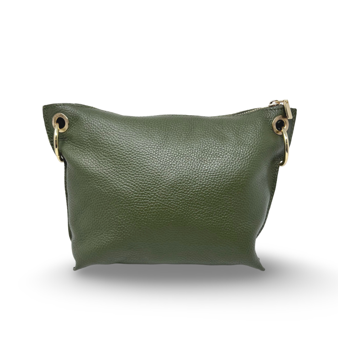 GF2273 GENUINE ITALIAN LEATHER CROSSBODY BAG - German Fuentes Wholesale of Leather Handbags, Belts and Accessories - German Fuentes