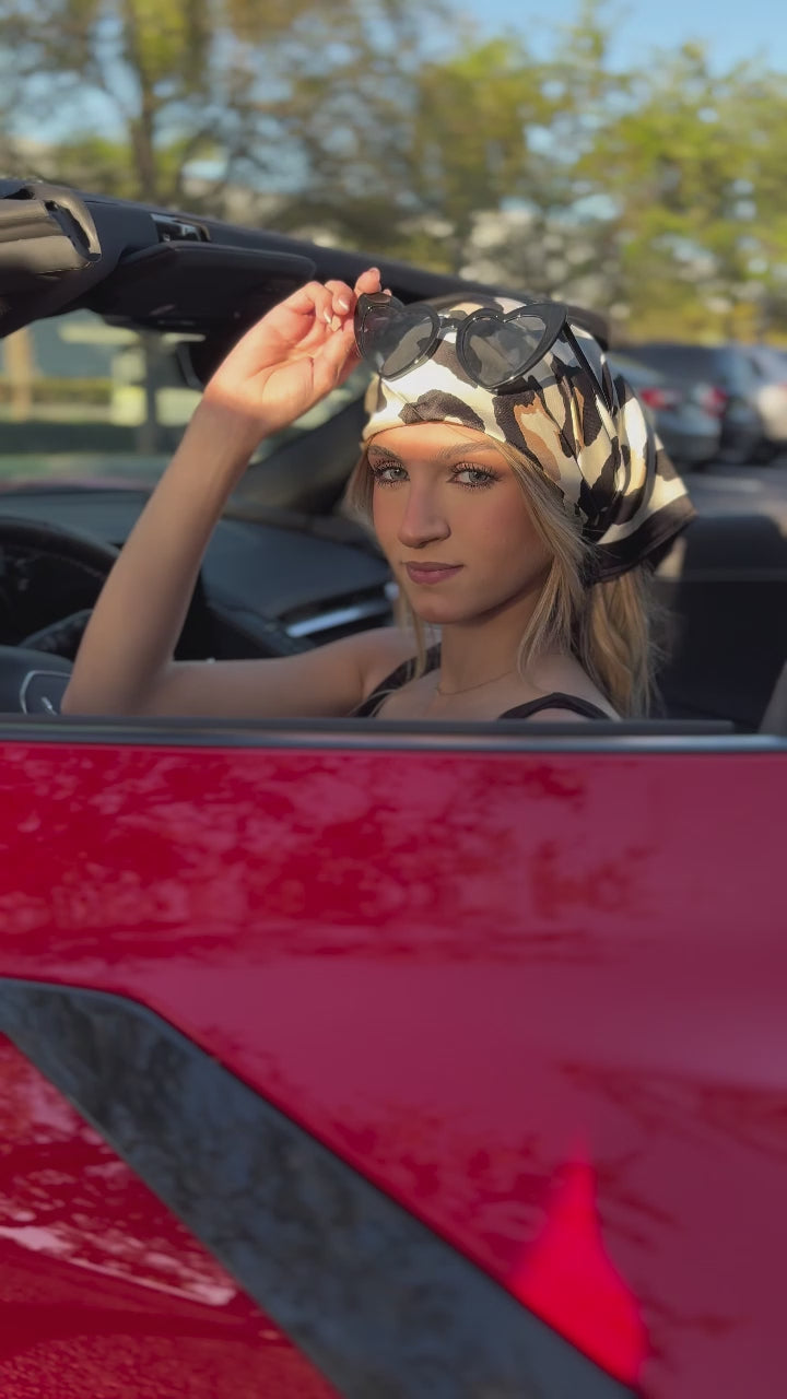 YF08-C77 LEOPARD PRINT SCARF